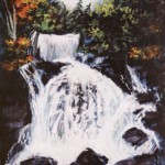 'Kaaterskill Falls' Pastel, 16 x 20.