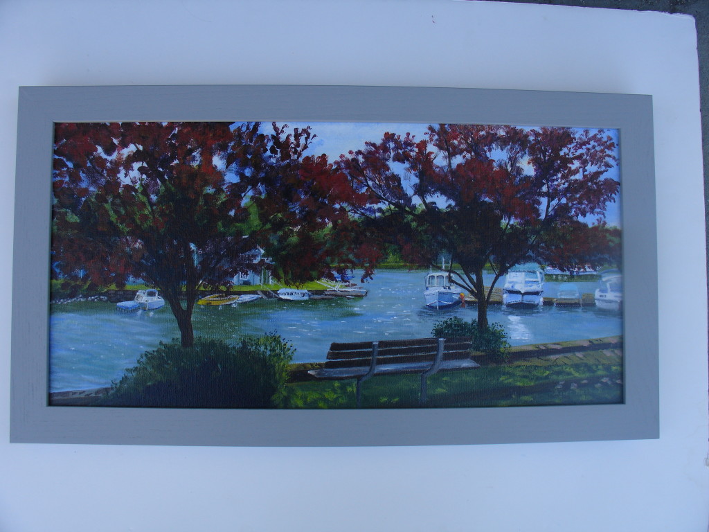 Best of Show - Tina Chorvas Park - acrylic on canvas by Agnes Barber
