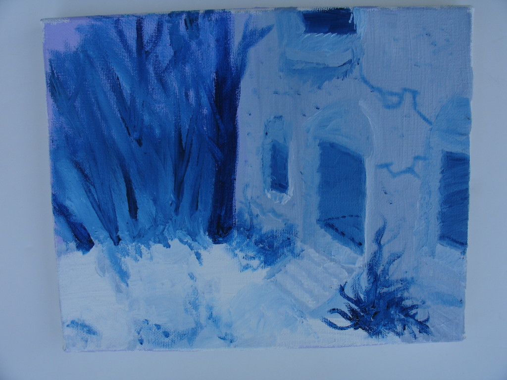 Best of Show Ages 13 - 18 "Ruins" Oil by Autumn Stever (age18) (c) 2018