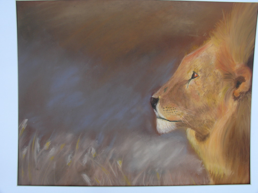 Best Class Work (Adult) "King" Pastel by Erica Krom