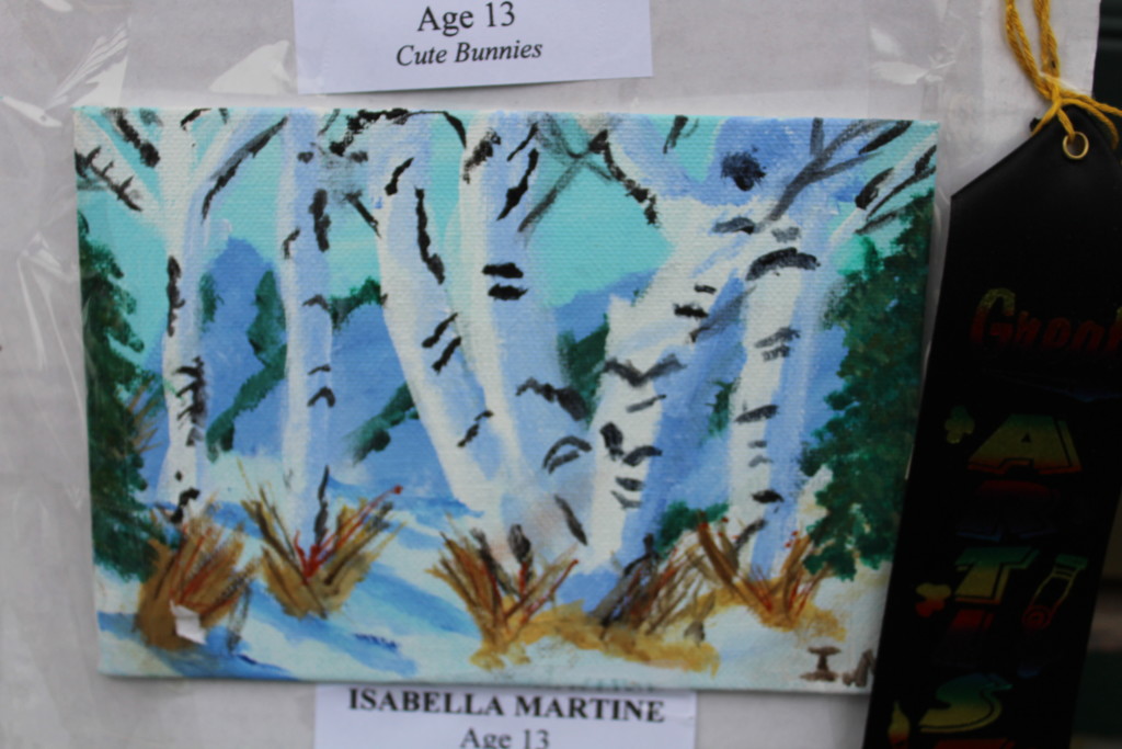 Great Artist Isabella Martine (13) ages: 10 - 13) "Birch Trees"
