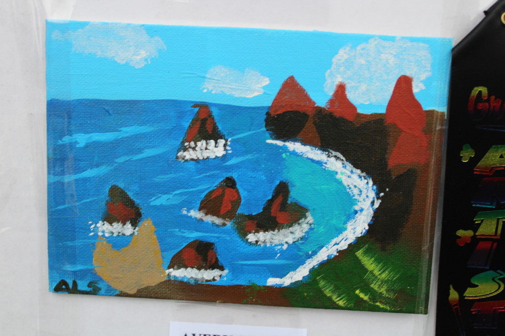 Great Artist Avery Scott (8) "Sea Mountains"  Ages 7 - 9