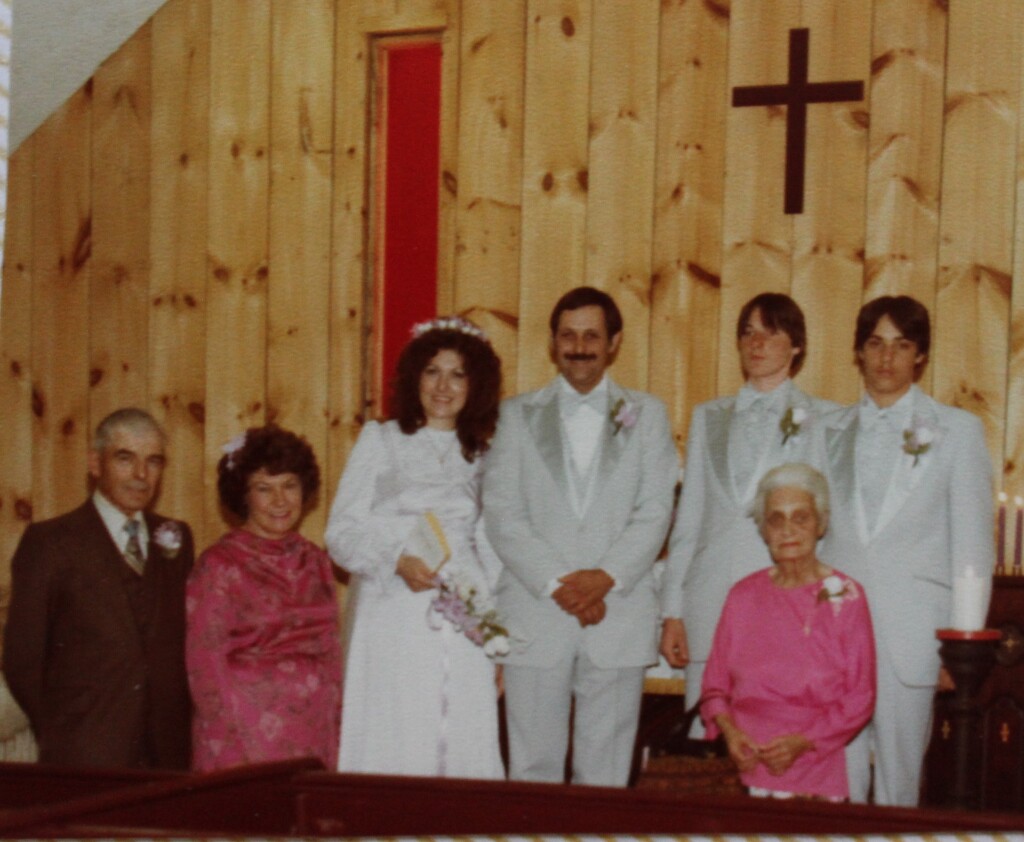 The Wedding Party of Sven and Kristy - 1980